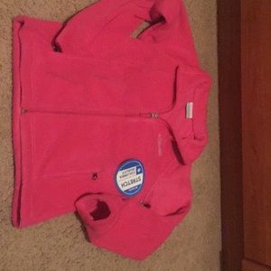 Brand new “”NWT girls Columbia pink jacket